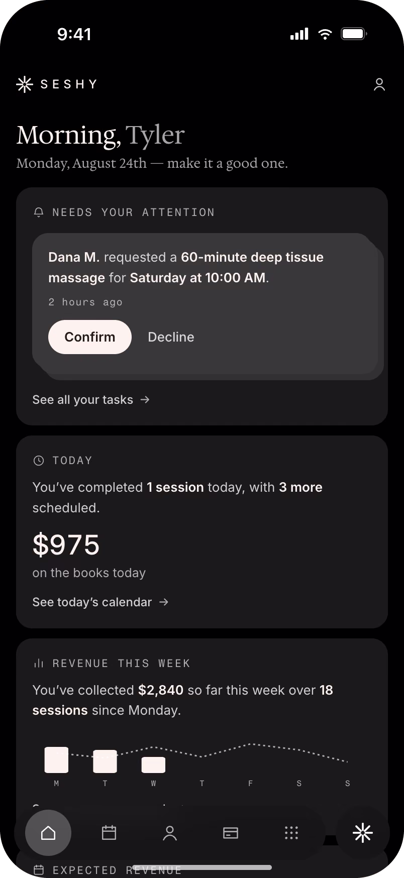 The Seshy app